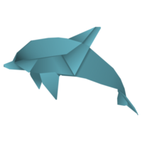 delfino origami carta. png