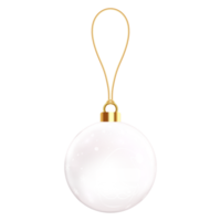 metallico Natale sfera. png