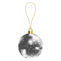 Metallic Christmas Ball. png