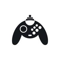 Gamepad icon in simple style vector