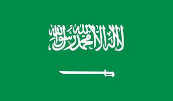 imagen de la bandera de arabia saudita vector