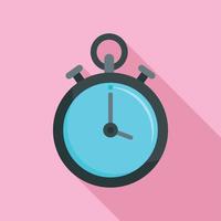 Contraceptive stopwatch icon, flat style vector