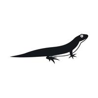 Lizard icon, simple style vector