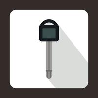 Car key icon in flat style vector