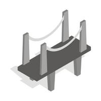 Scaffolding icon, isometric 3d style vector