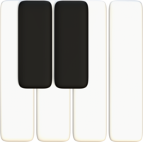 ícone 3d do piano. png