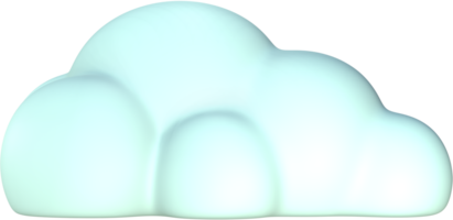 wolk 3d icoon. png