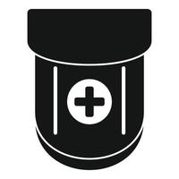 icono de bolsillo médico, estilo simple vector