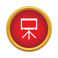 Presentation icon, simple style vector