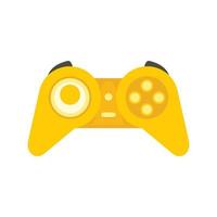 Gaming controller icon, flat style vector