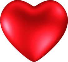 ícone 3d do coração.
