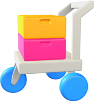 trolley 3d icoon. png