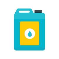 Cleanning car solution icon, flat style vector