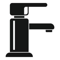 Filter faucet icon, simple style vector