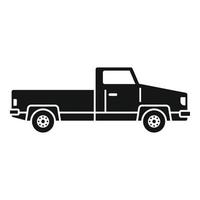 Pickup icon, simple style vector