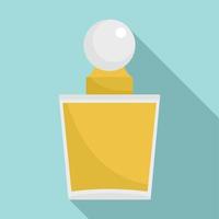 French perfume icon, flat style vector