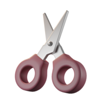 scissors 3d icon in Isometric view png