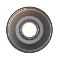 cd 3d icon in front view png