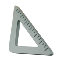 tri righello 3d icona nel isometrico Visualizza png