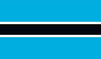 Botswana flag image vector