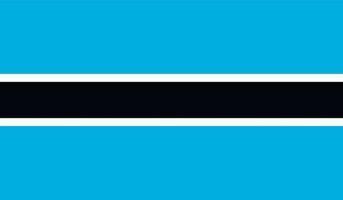 Botswana flag image vector