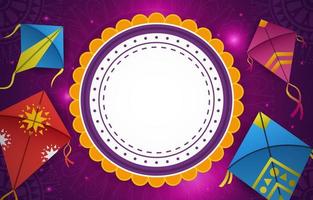 Happy Makar Sankranti Background vector