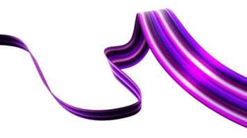 3d purple realistic brush stroke oil or acrylic paint. Wave Liquid shape. Trendy design 3d illustration