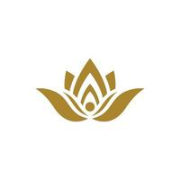 Beauty lotus logo images vector