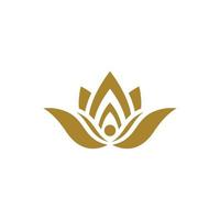 Beauty lotus logo images vector