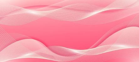 Lines and Waves Background vector