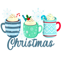 Christmas cups Design png