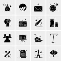 16 Universal Business Icons Vector Creative Icon Illustration to use in web and Mobile Related project