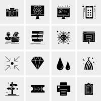 16 Universal Business Icons Vector Creative Icon Illustration to use in web and Mobile Related project