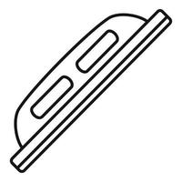 icono de herramienta de construcción de lechada, estilo de esquema vector