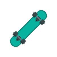 Under skateboard icon, flat style vector