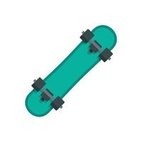 Under skateboard icon, flat style vector