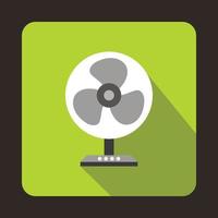 Fan icon, flat style vector