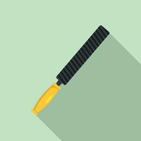 Rasp file icon, flat style vector