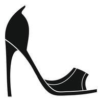 Woman shoes icon vector simple