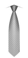 Grey tie icon, realistic style vector