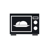 Microwave icon, simple style vector