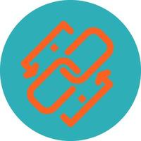 Link Chain Url Connection Link  Flat Color Icon Vector icon banner Template