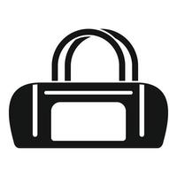 Sport bag icon, simple style vector