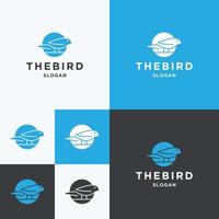 The bird logo icon design template vector illustration