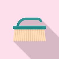 Manicurist brush icon, flat style vector