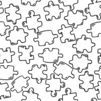 Color puzzles vector background and texture Vector seamless pattern for children, fabrics, clothes, wallpaper, nursery. Hand drawing