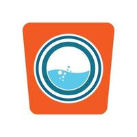 Laundry logo images illustration vector