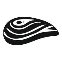 Aquatic shell icon, simple style vector