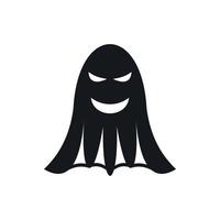 Ghost icon, simple style vector