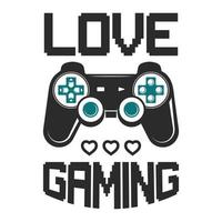 Video Gaming T Shirt Design game controller doodle Vector art of joystick. Doodle style vector gamepad.